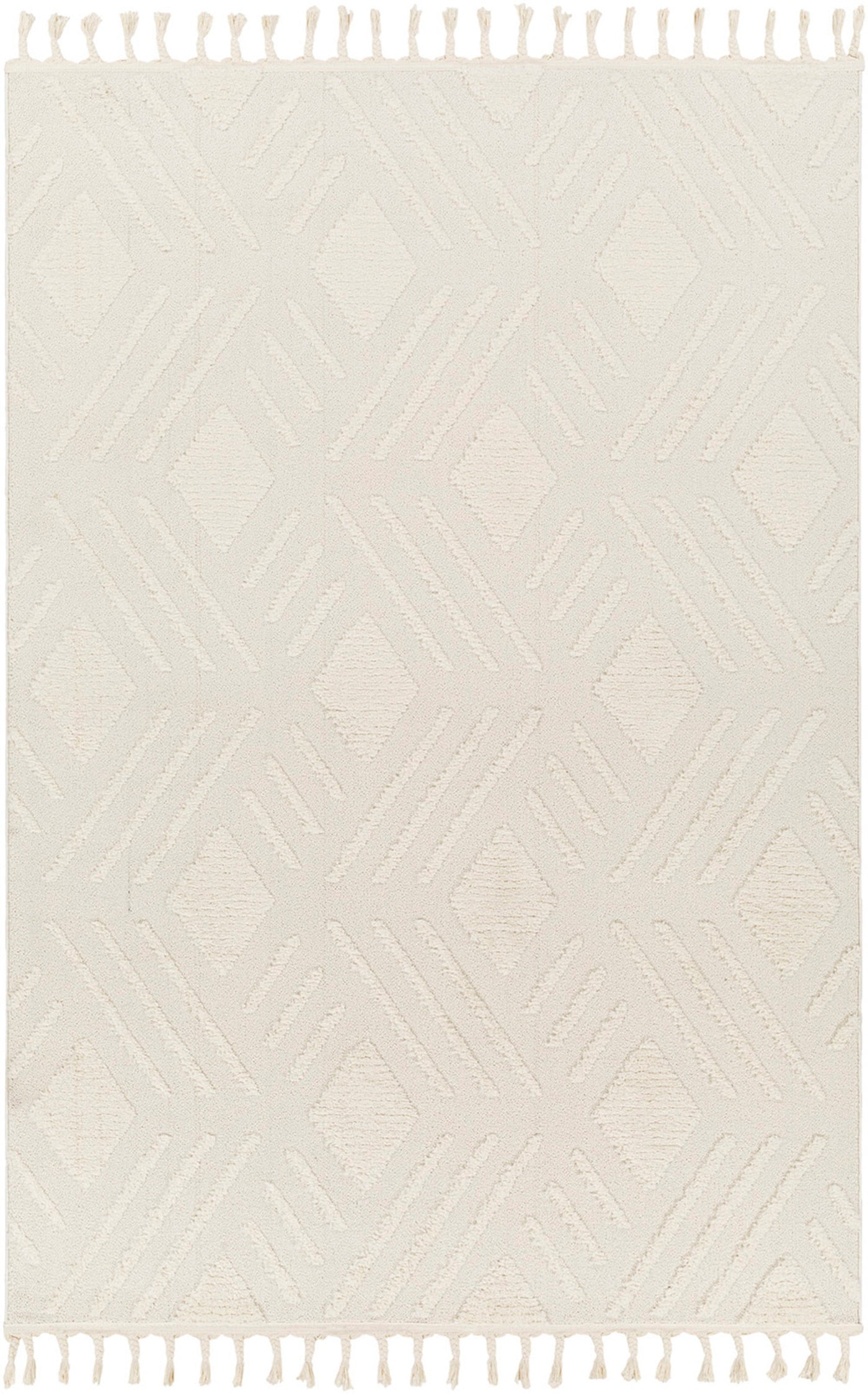 Tapis Berbère Zeland Ethnique Ivoire 160x213cm