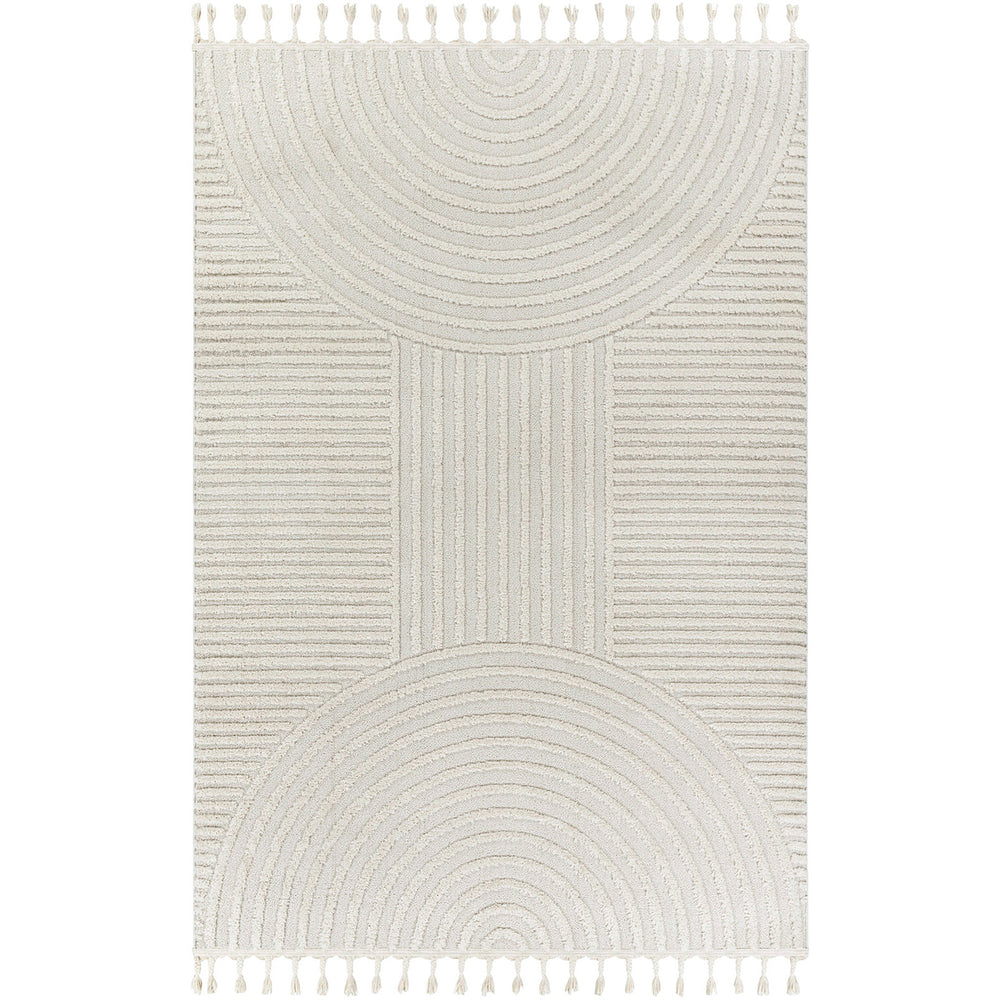 Tapis Scandinave Zambia Moderne Ivoire