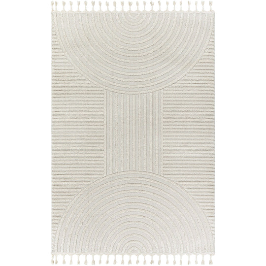 Tapis Scandinave Zambia Moderne Ivoire