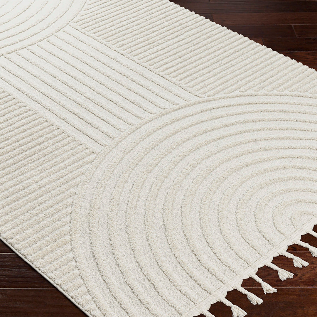 Tapis Scandinave Zambia Moderne Ivoire