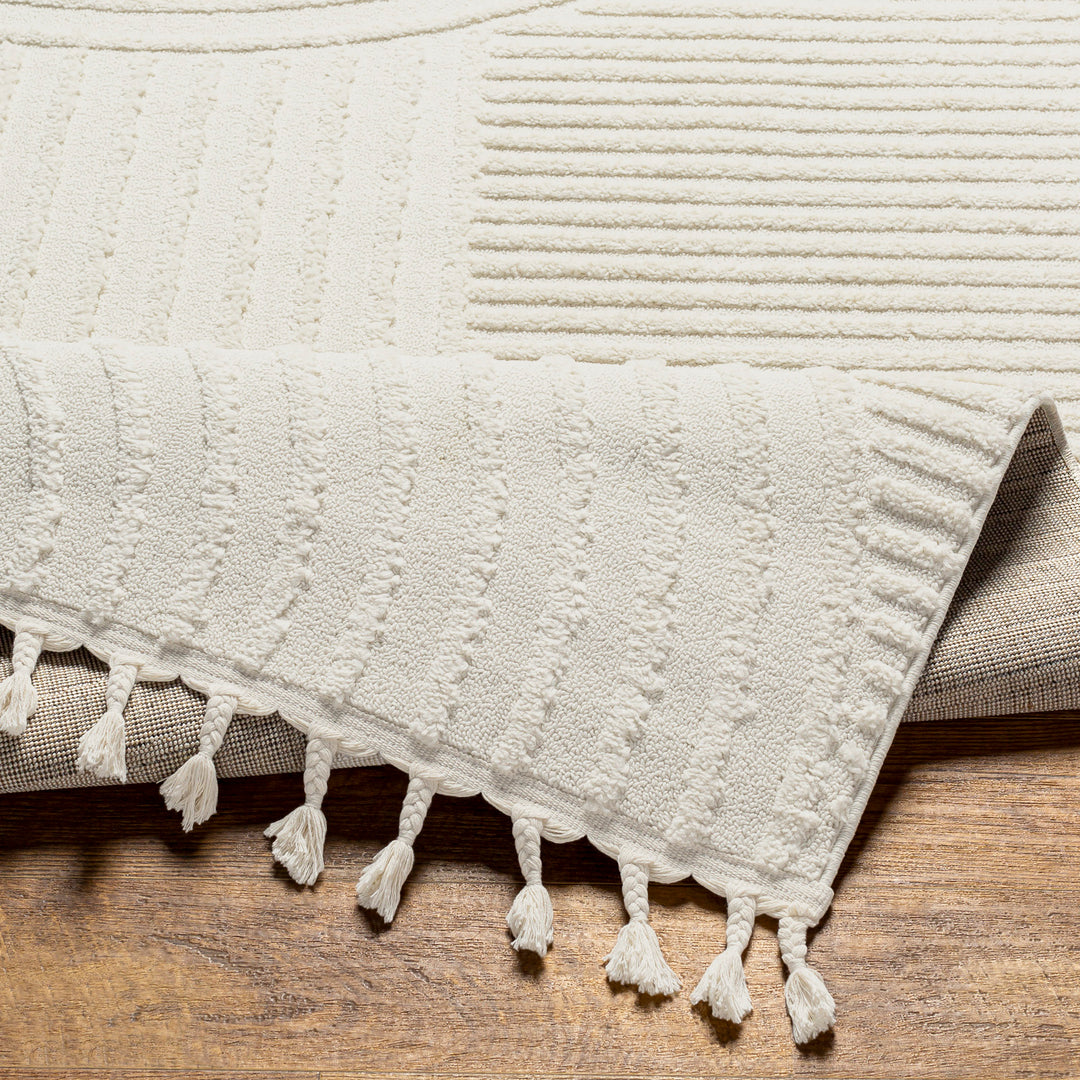 Tapis Scandinave Zambia Moderne Ivoire