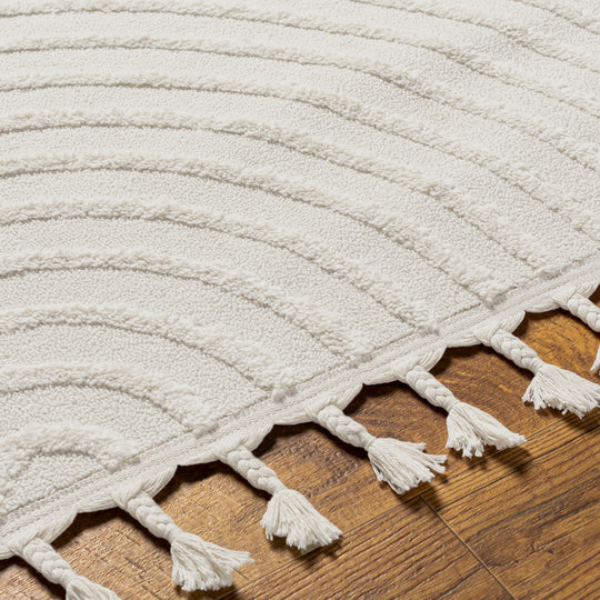 Tapis Scandinave Zambia Moderne Ivoire