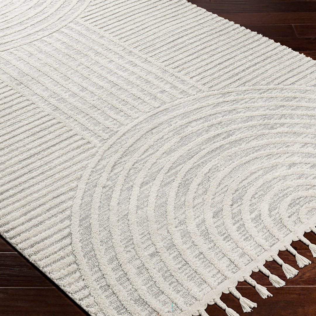 Tapis Scandinave Zambia Moderne Gris/Ivoire