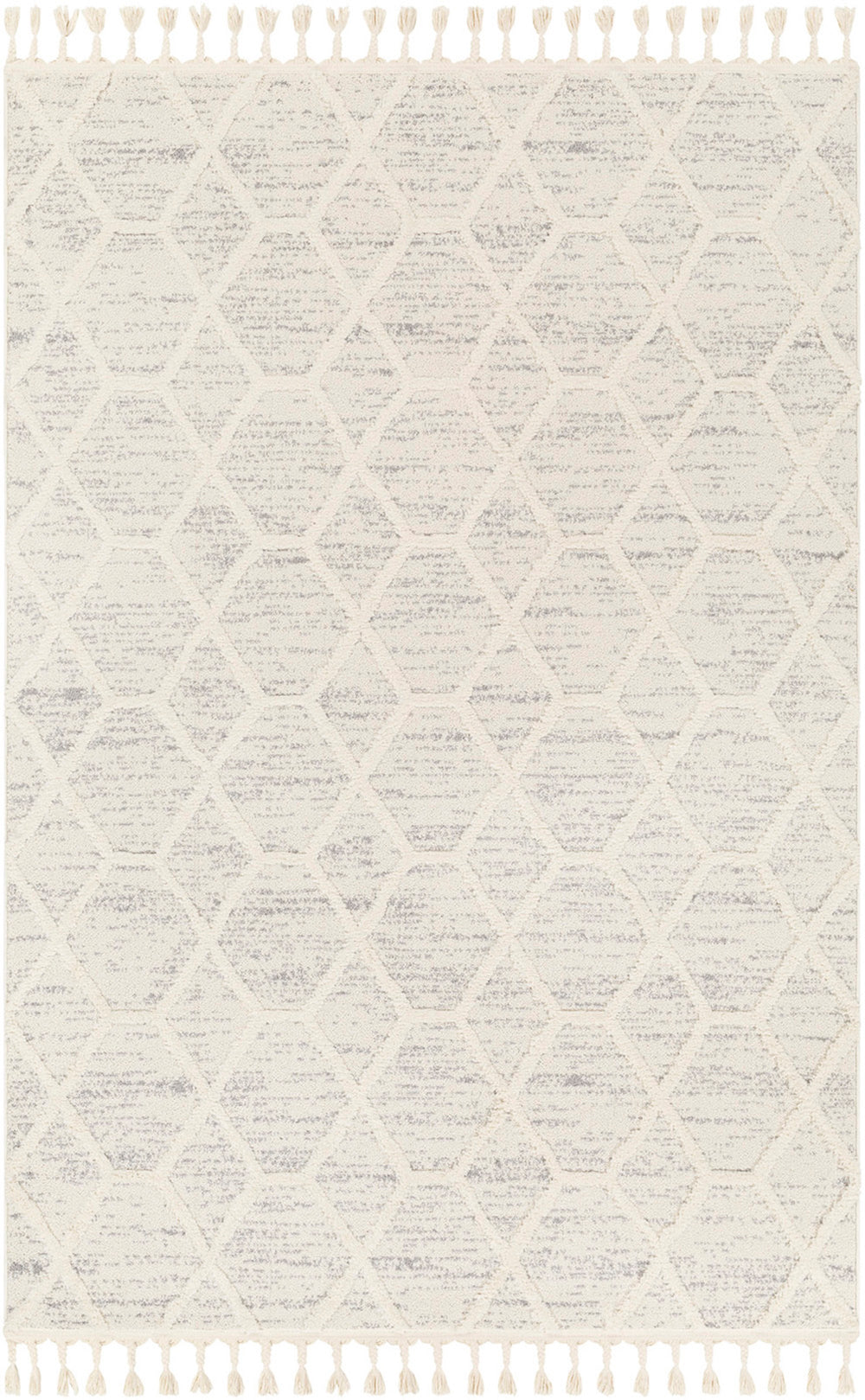 Tapis Scandinave Zaandam Bohème Ivoire/Gris