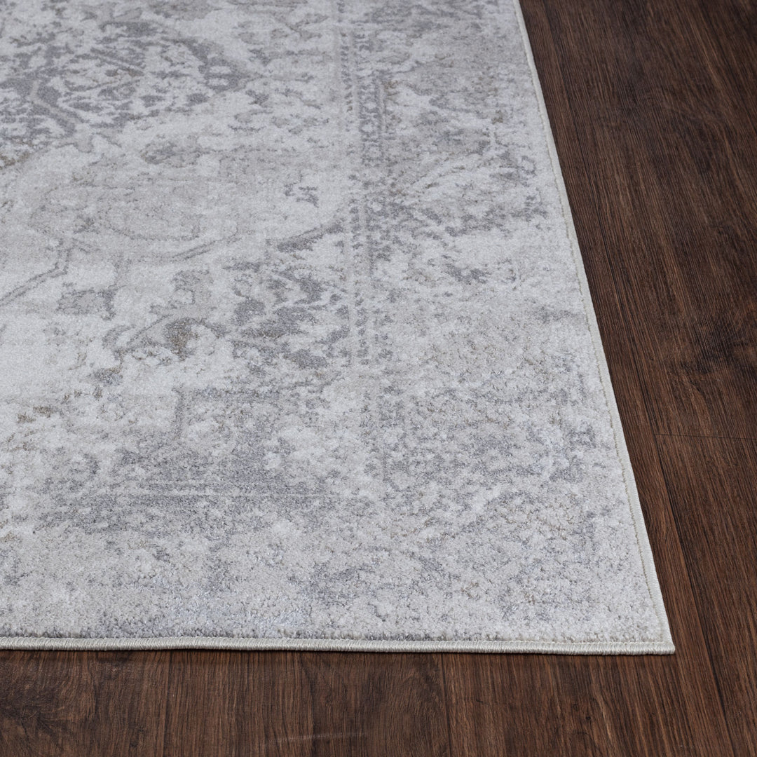 Tapis Vintage Oriental Blanc/Gris Nairobi