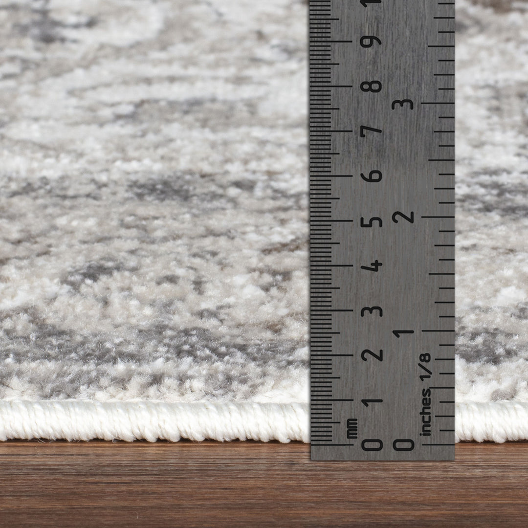 Tapis Vintage Oriental Blanc/Gris Nairobi