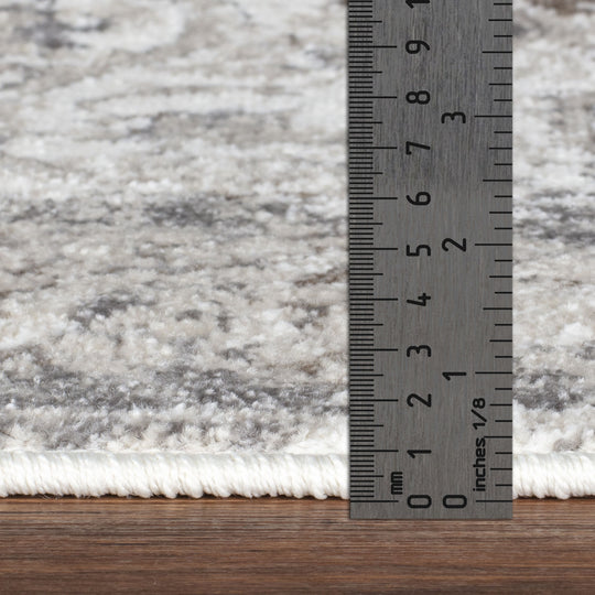 Tapis Vintage Oriental Blanc/Gris Nairobi