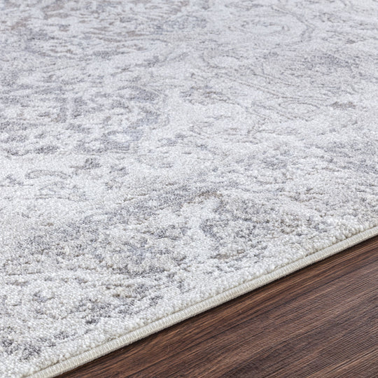 Tapis Vintage Oriental Blanc/Gris Nairobi