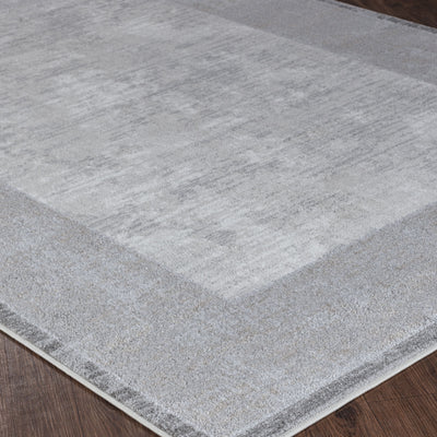 Tapis Abstrait Moderne Gris Hoen