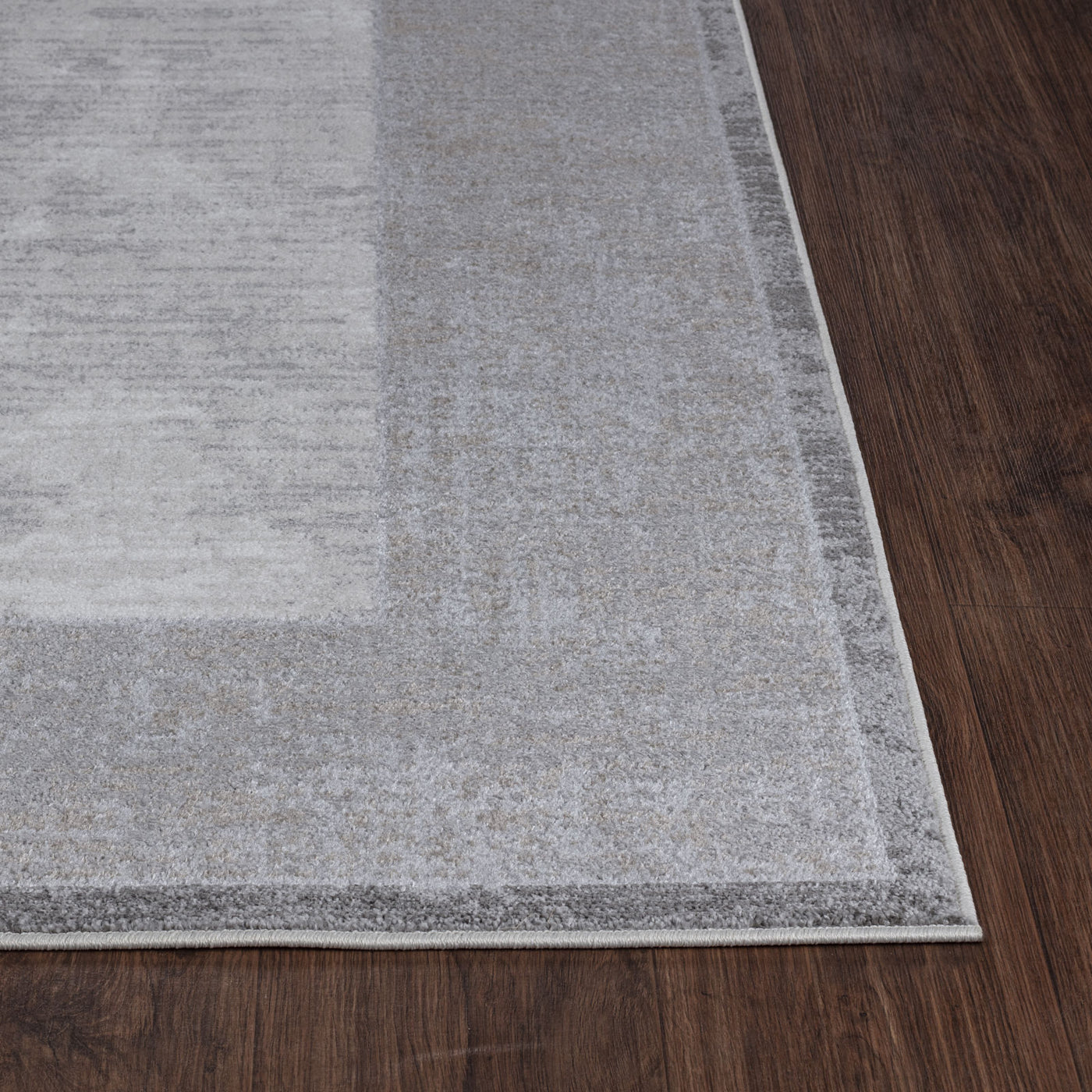 Tapis Abstrait Moderne Gris Hoen