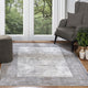Tapis Abstrait Moderne Gris Hoen