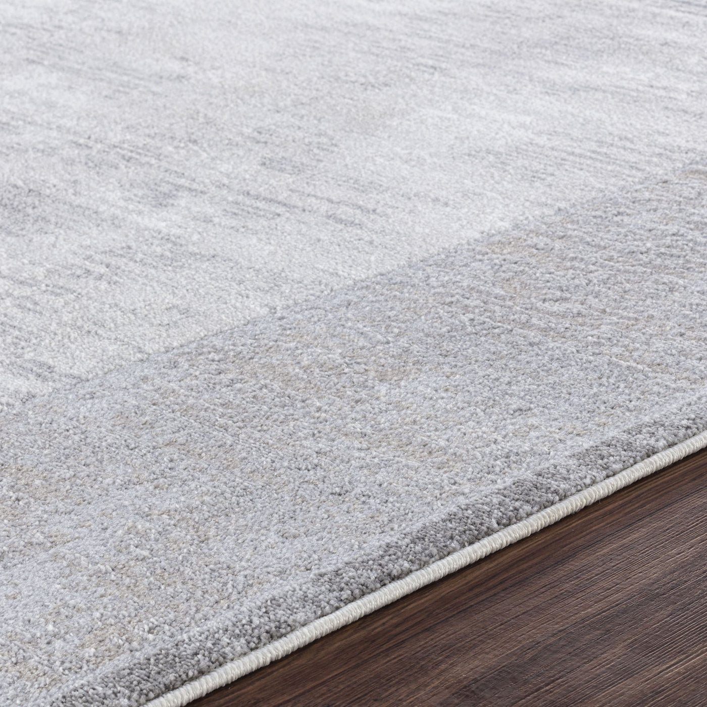 Tapis Abstrait Moderne Gris Hoen