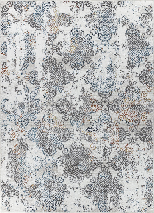 Tapis Vintage Oriental Bleu/Orange Palermo