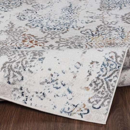 Tapis Vintage Oriental Bleu/Orange Palermo
