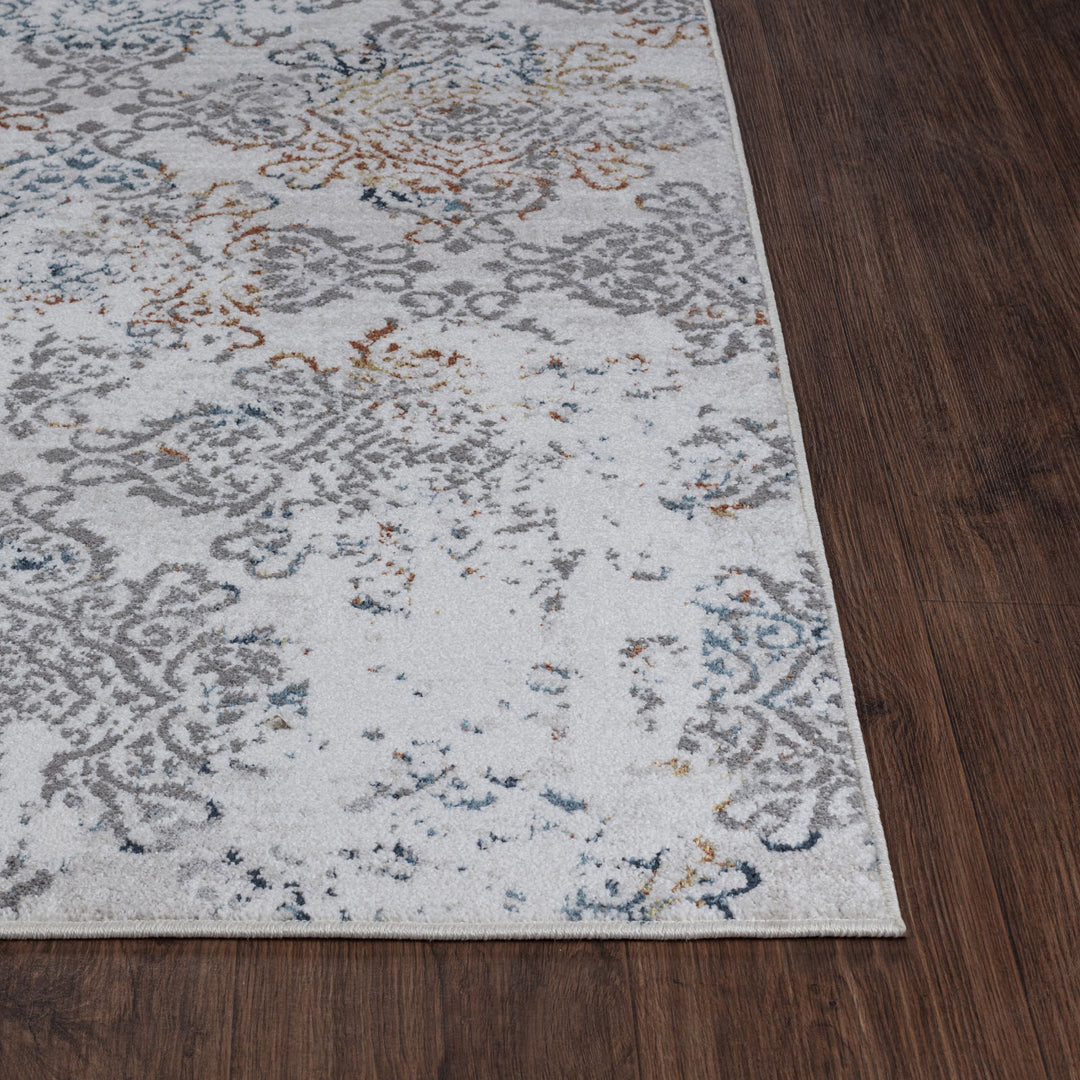 Tapis Vintage Oriental Bleu/Orange Palermo