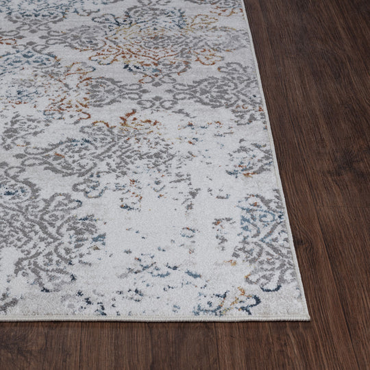 Tapis Vintage Oriental Bleu/Orange Palermo