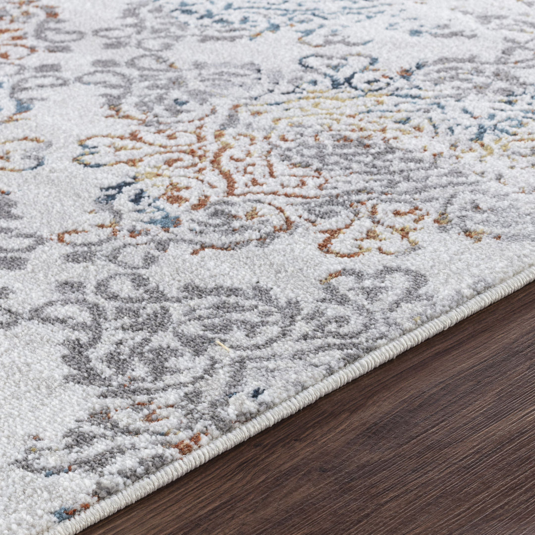 Tapis Vintage Oriental Bleu/Orange Palermo