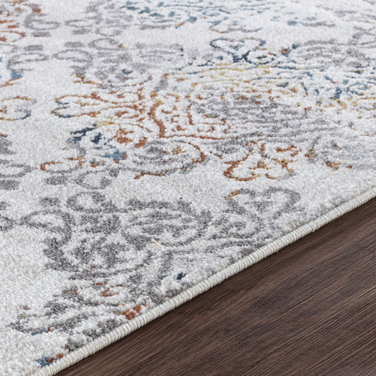 Tapis Vintage Oriental Bleu/Orange Palermo