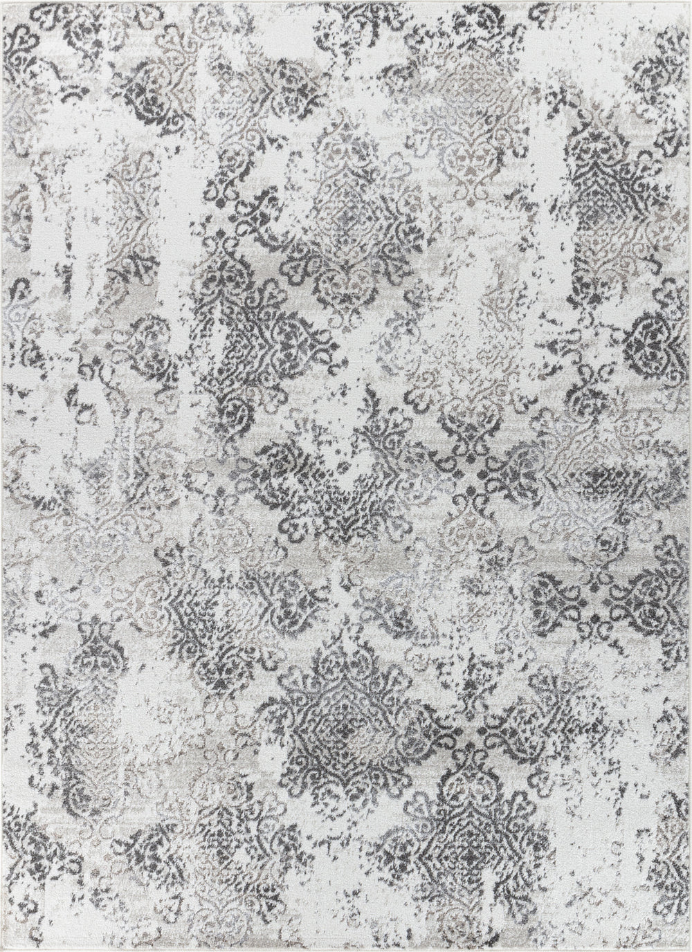 Tapis Vintage Oriental Blanc/Gris Palermo