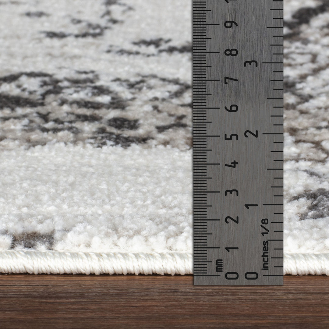 Tapis Vintage Oriental Blanc/Gris Palermo