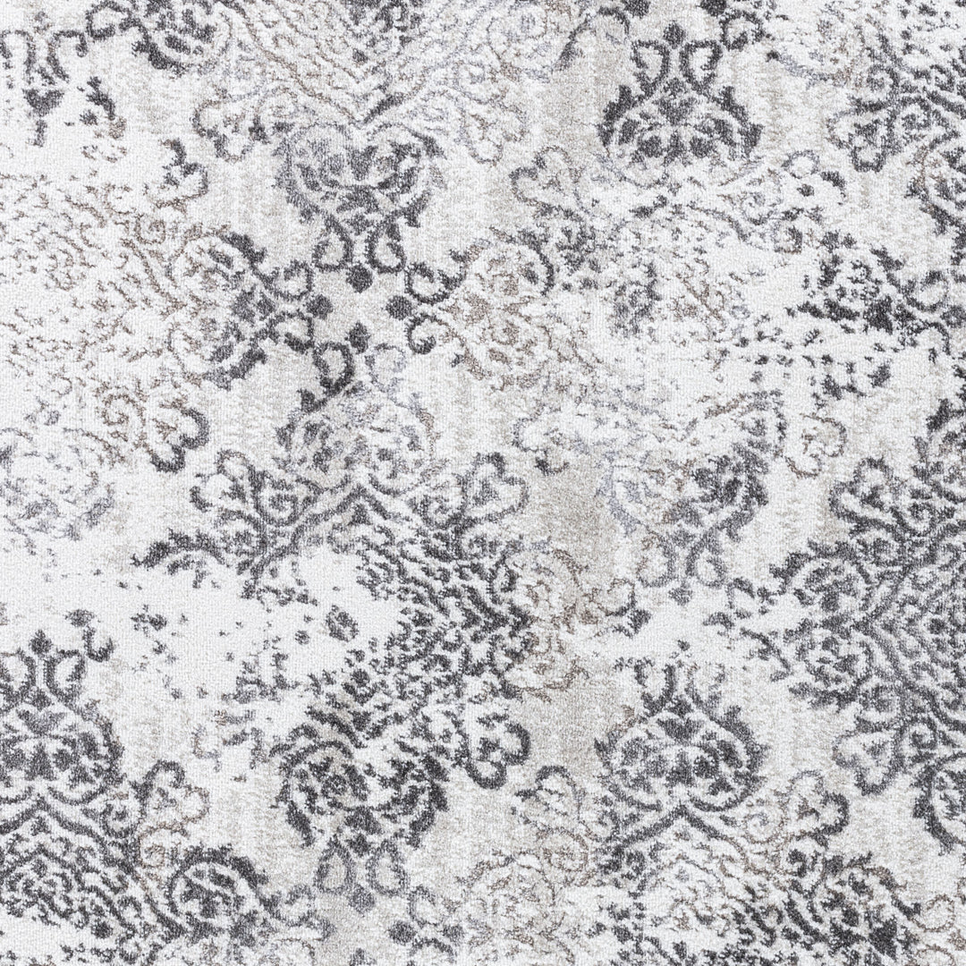 Tapis Vintage Oriental Blanc/Gris Palermo