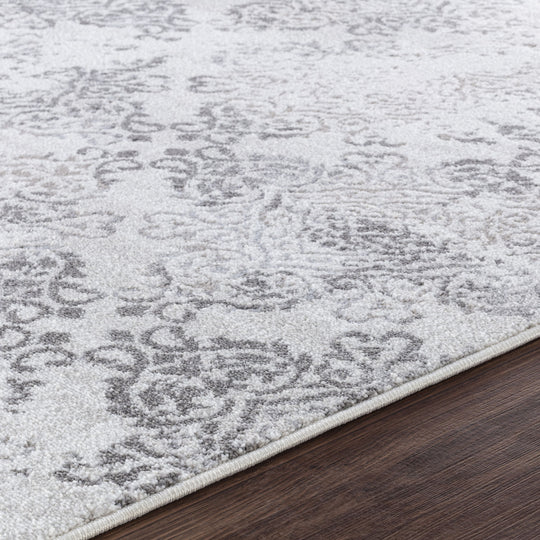 Tapis Vintage Oriental Blanc/Gris Palermo