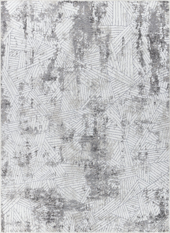 Tapis Scandinave Moderne Blanc/Gris Marrakech