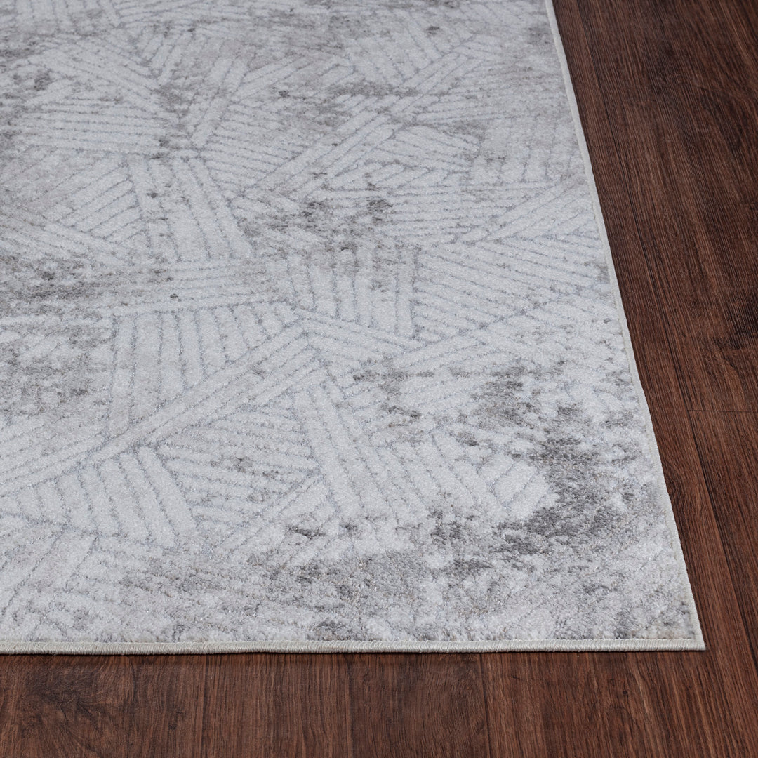Tapis Scandinave Moderne Blanc/Gris Marrakech
