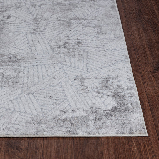 Tapis Scandinave Moderne Blanc/Gris Marrakech