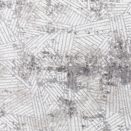 Tapis Scandinave Moderne Blanc/Gris Marrakech