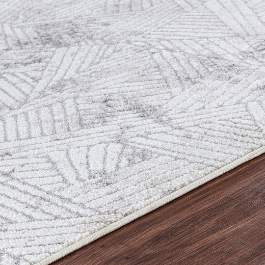 Tapis Scandinave Moderne Blanc/Gris Marrakech