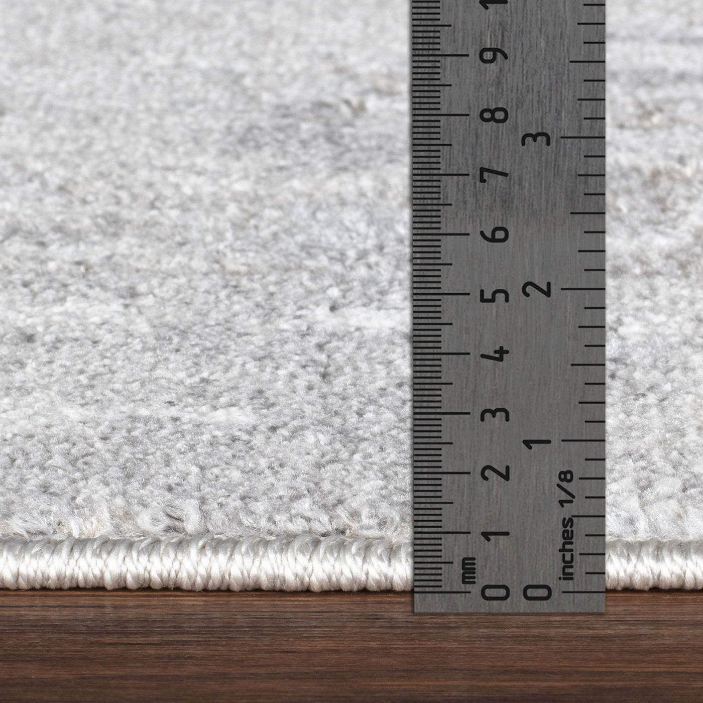 Tapis Abstrait Moderne Blanc/Gris Ceren