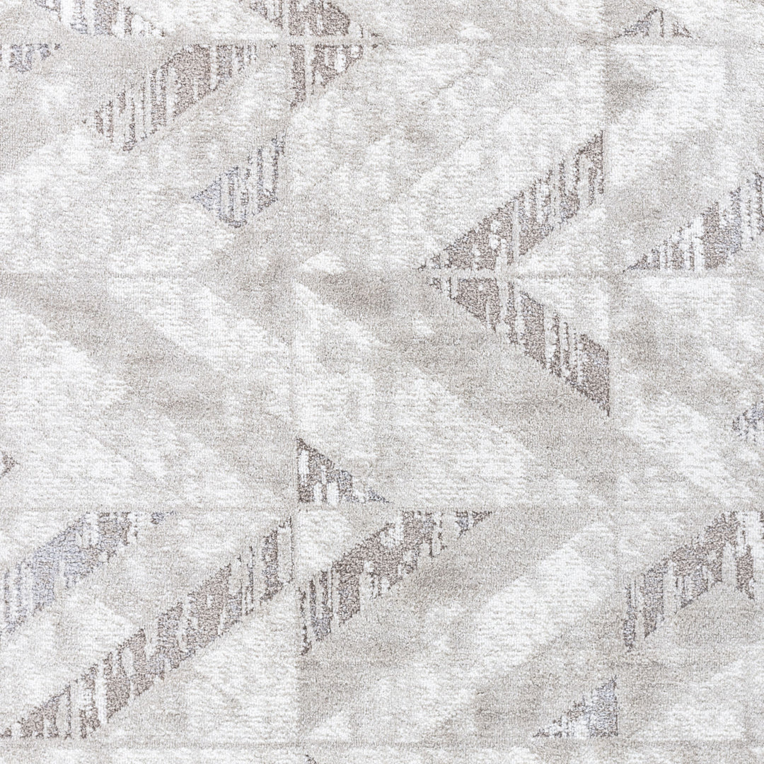 Tapis Scandinave Moderne Blanc/Gris Qatar