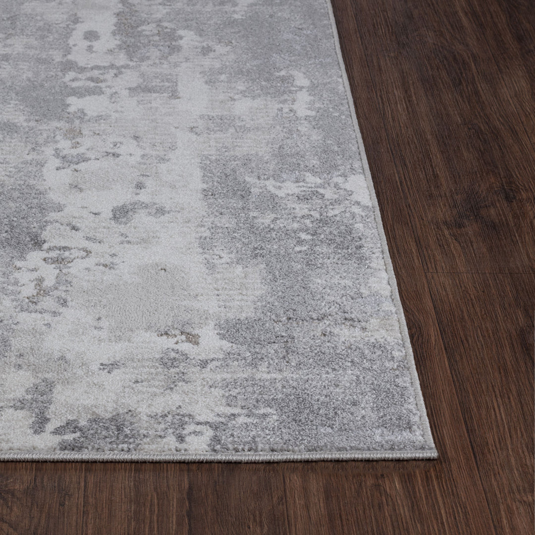 Tapis Abstrait Moderne Gris Ceren
