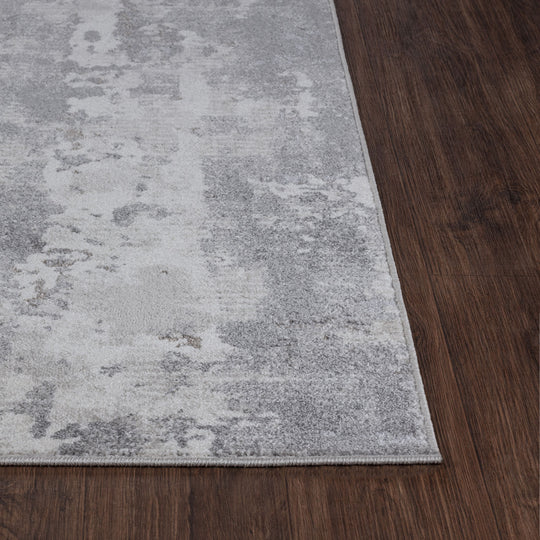 Tapis Abstrait Moderne Gris Ceren
