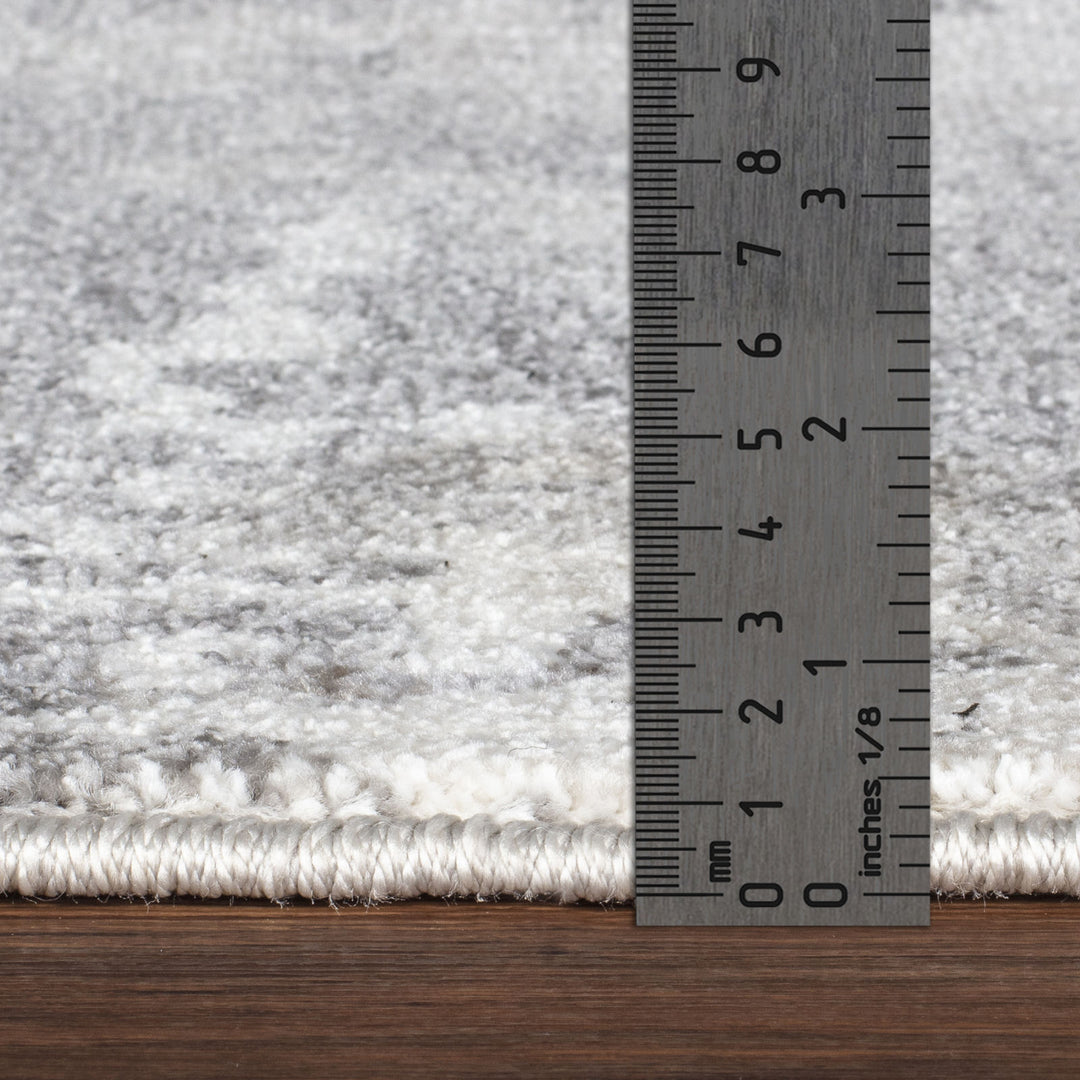 Tapis Abstrait Moderne Gris Ceren