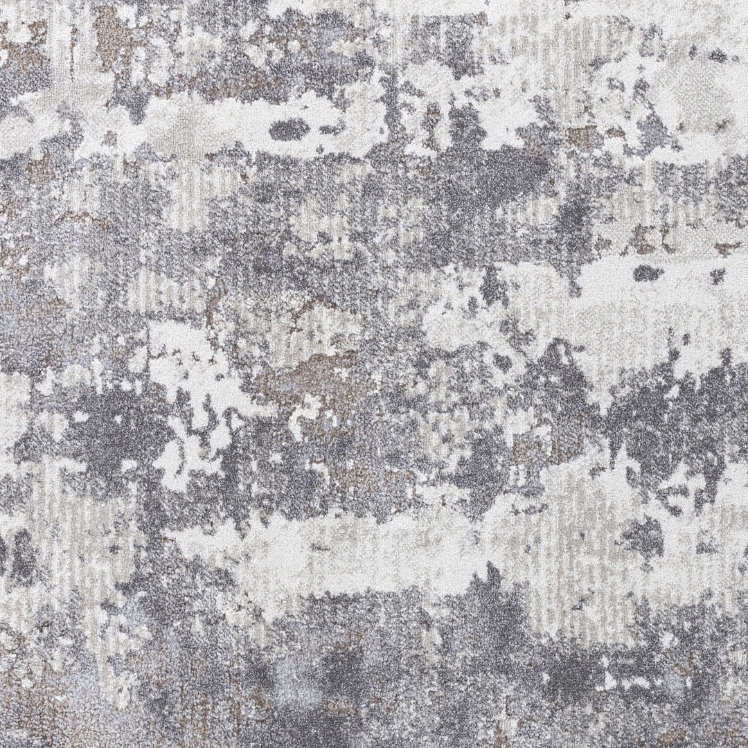 Tapis Abstrait Moderne Gris Ceren