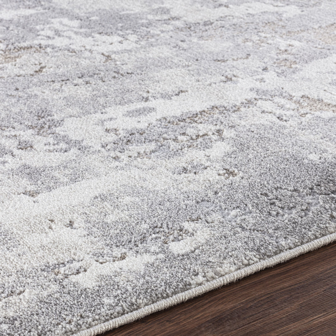Tapis Abstrait Moderne Gris Ceren