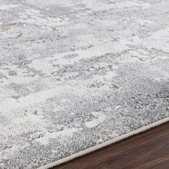 Tapis Abstrait Moderne Gris Ceren