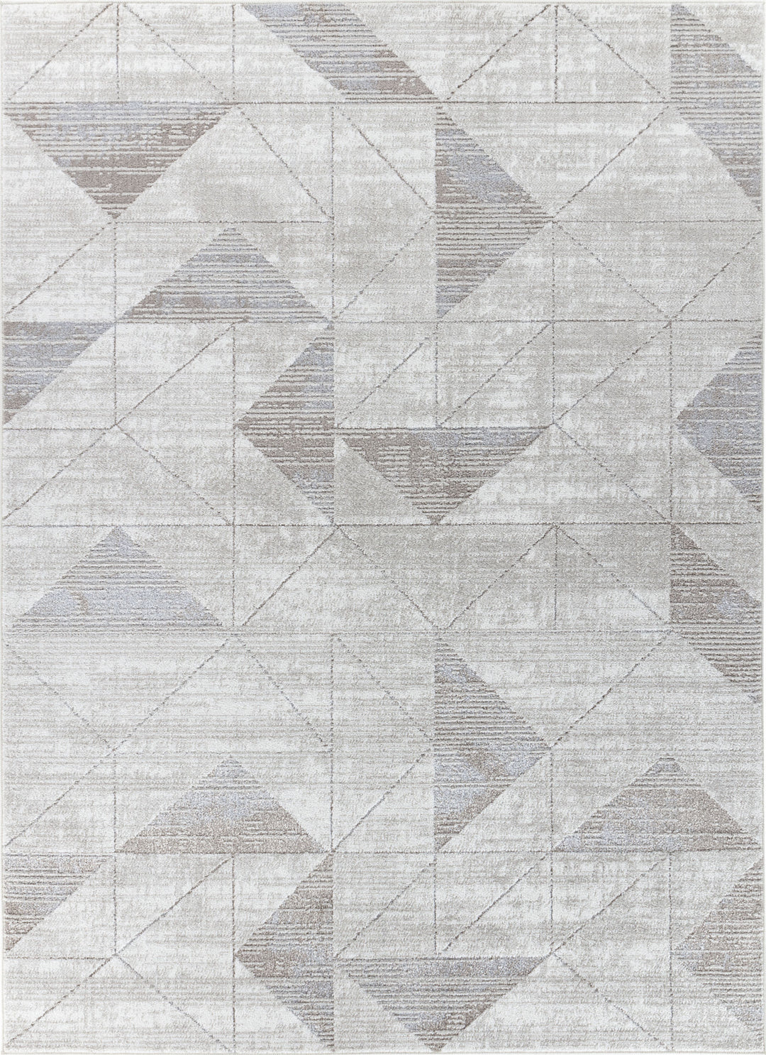 Tapis Scandinave Moderne Blanc/Gris Oslo