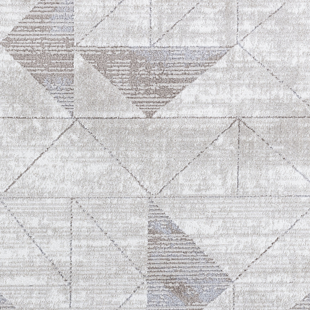 Tapis Scandinave Moderne Blanc/Gris Oslo