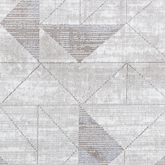 Tapis Scandinave Moderne Blanc/Gris Oslo
