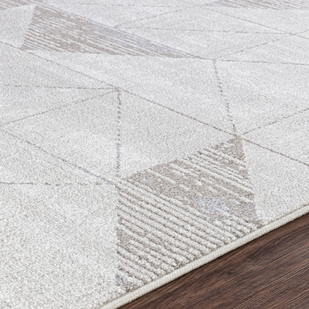 Tapis Scandinave Moderne Blanc/Gris Oslo