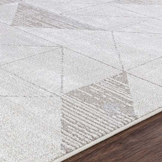 Tapis Scandinave Moderne Blanc/Gris Oslo