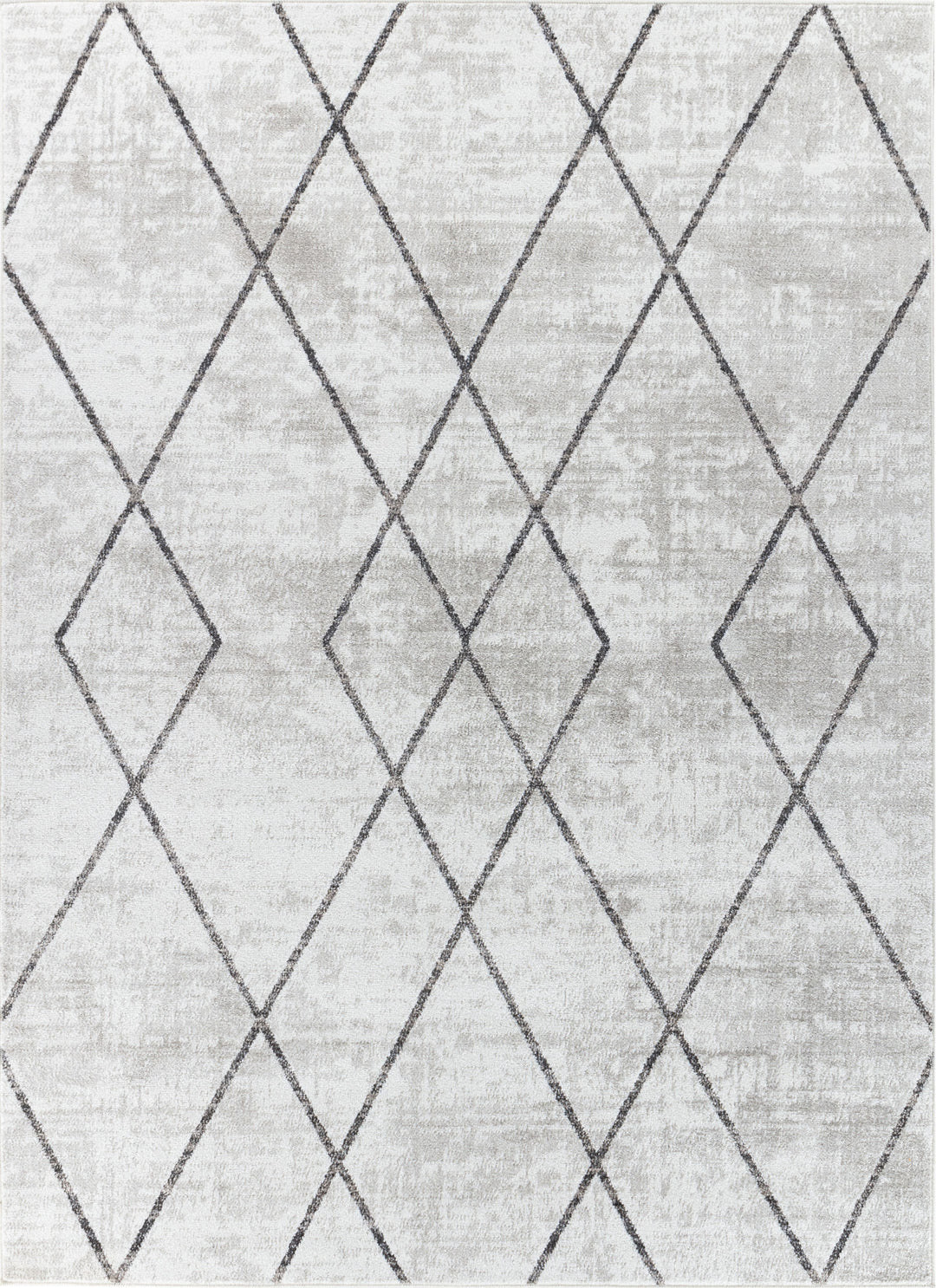 Tapis Scandinave Moderne Blanc/Gris Nagano