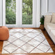 Tapis Scandinave Moderne Gris/Orange Bogota