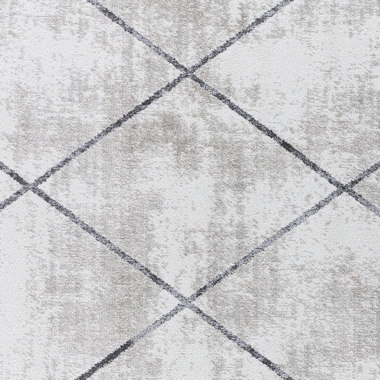 Tapis Scandinave Moderne Blanc/Gris Bogota