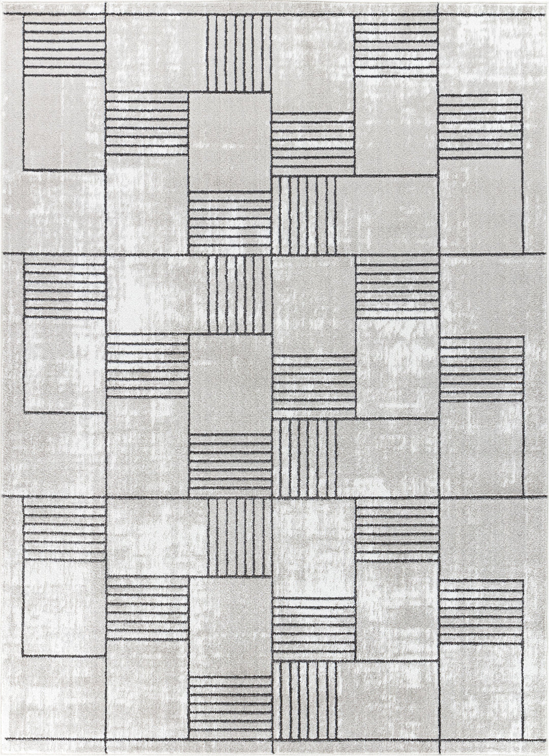 Tapis Scandinave Moderne Gris Guri
