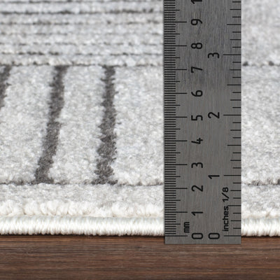 Tapis Scandinave Moderne Gris Guri