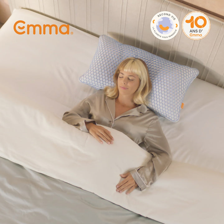 Oreiller EMMA Original Confort Elite moelleux à housse AirGrid 40x70cm